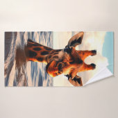 Giraffe Badhanddoek (Badhanddoek)