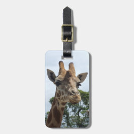 Giraffe Bagagelabel