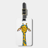 Giraffe Bagagelabel (Voorkant verticaal)