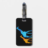 Giraffe Bagagelabel (Achterkant verticaal)