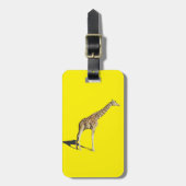 Giraffe Bagagelabel (Voorkant verticaal)