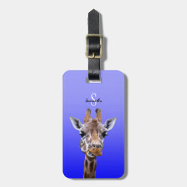 Giraffe Bagagelabel