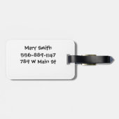 Giraffe Bagagelabel (Achterkant horizontaal)