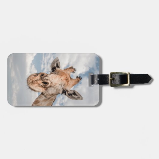 Giraffe Bagagelabel (Voorkant horizontaal)