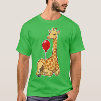 Giraffe Ballon 2 T-shirt