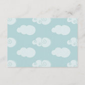 Giraffe Ballon Baby shower Book Kaart brengt boek  (Achterkant)