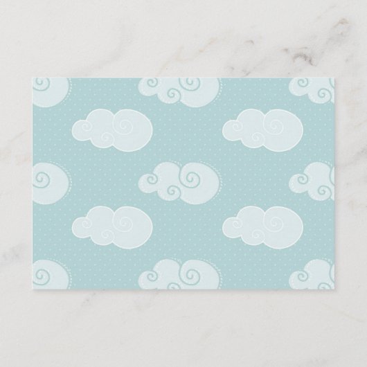 Giraffe Ballon Baby shower Book Kaart brengt boek  (Achterkant)