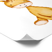Giraffe Ballon Kinderkamer Poster Kinderkamer Deco (Hoek)
