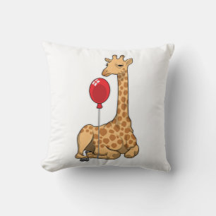 Giraffe ballon kussen