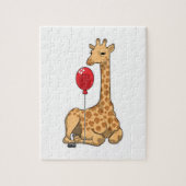 Giraffe ballon legpuzzel (Verticaal)