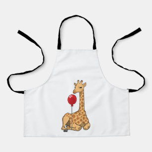 Giraffe ballon schort
