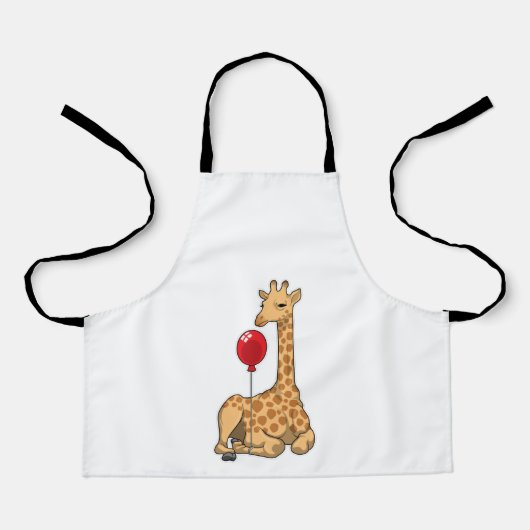 Giraffe ballon schort (Voorkant)