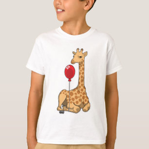 Giraffe ballon t-shirt