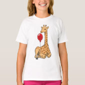 Giraffe ballon t-shirt (Voorkant)