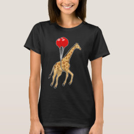 Giraffe ballon t-shirt