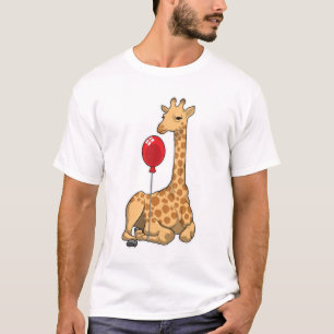Giraffe ballon t-shirt