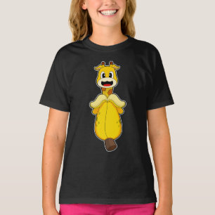 Giraffe-banaan T-shirt