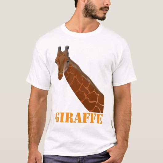 Giraffe Basic T-Shirt (Voorkant)