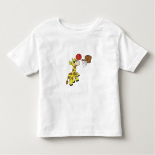 Giraffe Basketball Kinder Shirts