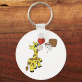 Giraffe Basketball Sleutelhanger (Voorkant)