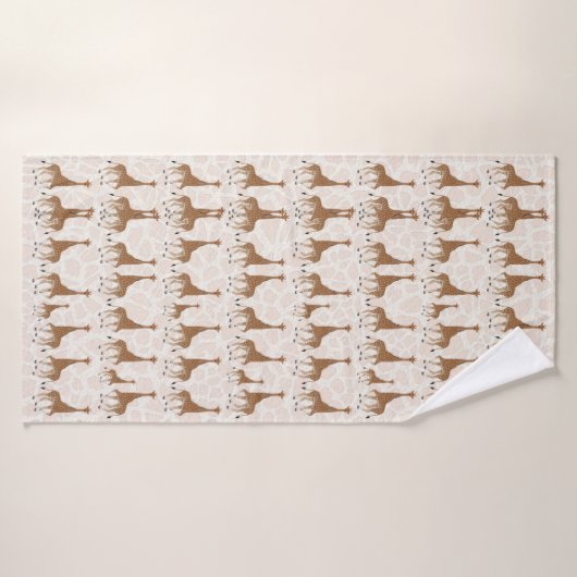 Giraffe Bath Towel Badhanddoek (Badhanddoek)