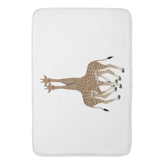 Giraffe Bathmat Badmat (Voorkant Verticaal)