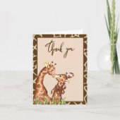 Giraffe Bedankbrief Bedankkaart (Voorkant)