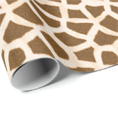 Giraffe bekijkt verpakt papier (Rol Hoek)