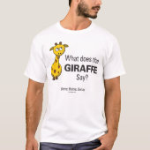 Giraffe Betray Mannen Basic T-Shirt (Voorkant)