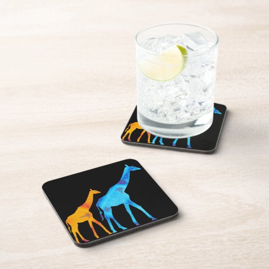Giraffe Beverage Coaster Bier Onderzetter (Rechterzijde)