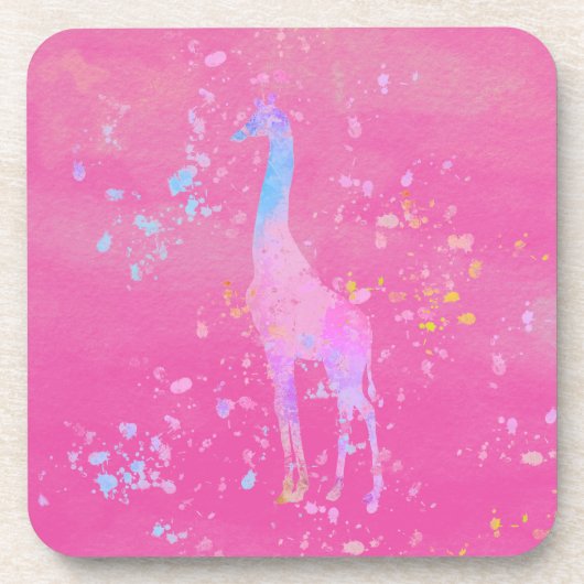 Giraffe Bier Onderzetter (Voorkant)
