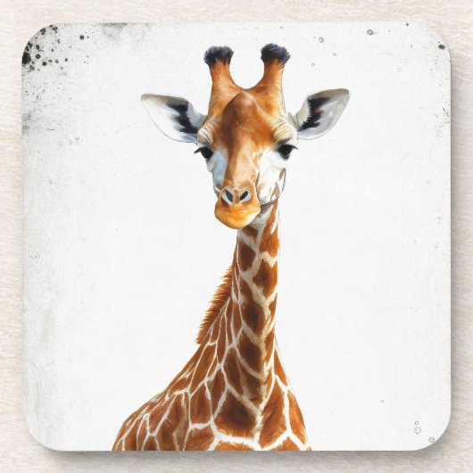 Giraffe Bier Onderzetter (Voorkant)