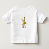 Giraffe Big Sister T-shirt (Achterkant)