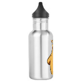 Giraffe bij Eten met Watermeloen Waterfles (Links)