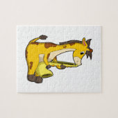 Giraffe bij Muziek met Saxophone.PNG Legpuzzel (Horizontaal)
