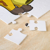 Giraffe bij Muziek met Saxophone.PNG Legpuzzel (Zijkant)