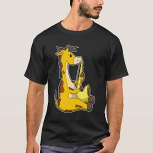 Giraffe bij Muziek met Saxophone.PNG T-shirt