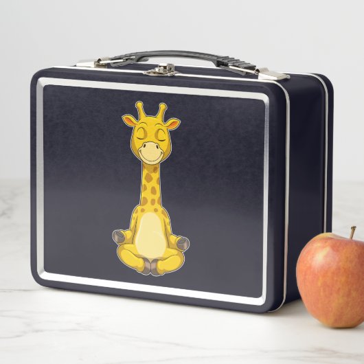 Giraffe bij Yoga Meditation (In situ)