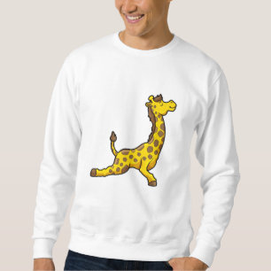 Giraffe bij Yoga Stretching Leg Trui