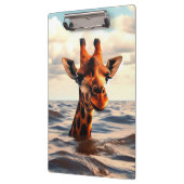 Giraffe bij Zee Klembord (Links)