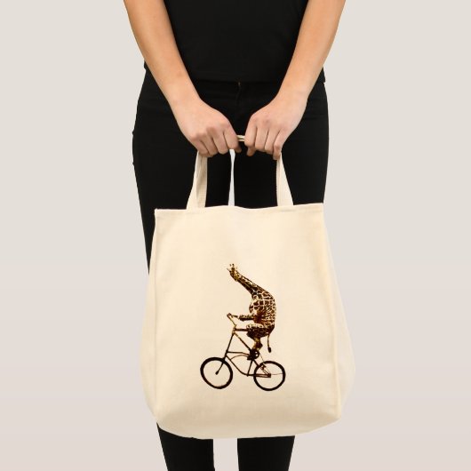 Giraffe biker tote bag (Voorkant (product))