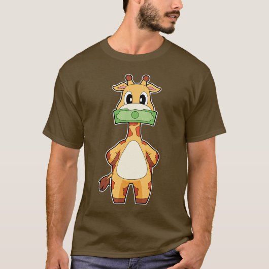 Giraffe-biljet T-shirt (Voorkant)