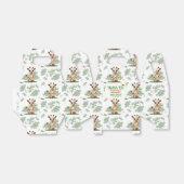 Giraffe Bird Safari Neutraal Baby shower Bedankdoosjes (Uitgevouwen)