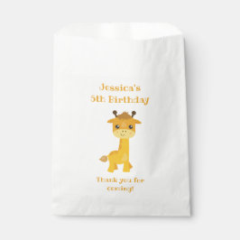 Giraffe Birthday-behandelingen Bedankzakje