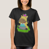 Giraffe Birthday Cake T-shirt (Voorkant)