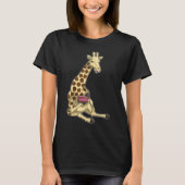 Giraffe Birthday Cake T-shirt (Voorkant)