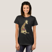 Giraffe Birthday Cake T-shirt (Voorkant volledig)