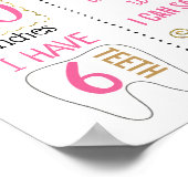 Giraffe Birthday Party sign poster board (Hoek)