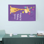 Giraffe Birthday Party Spandoek (Beurs)