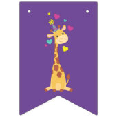 Giraffe Birthday Party Vlaggetjes (Eerste vlag)